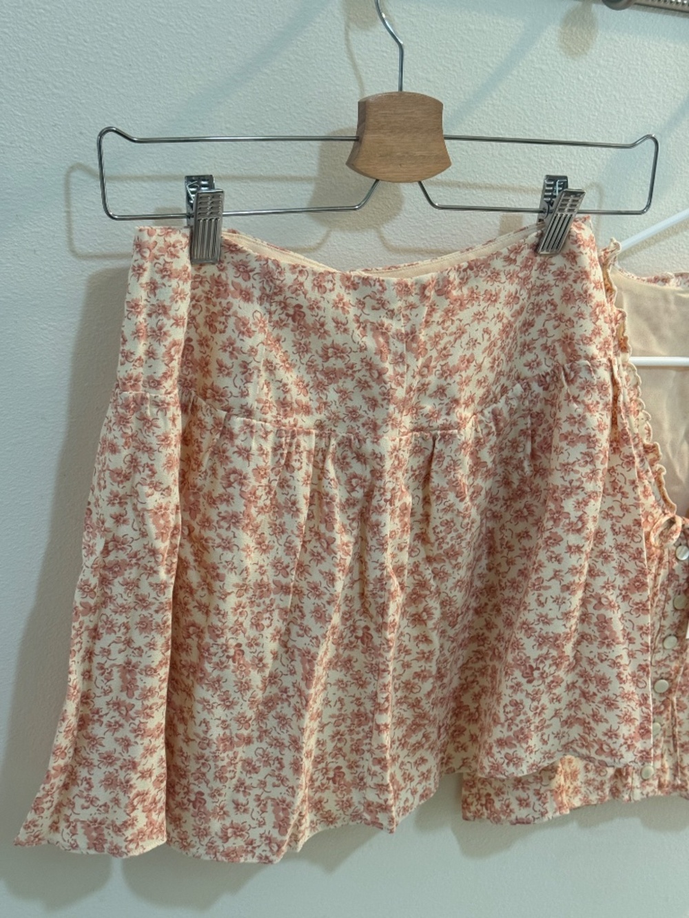 Reformation Dorothea Two Piece Natural - Size 0 - Picture 5 of 5